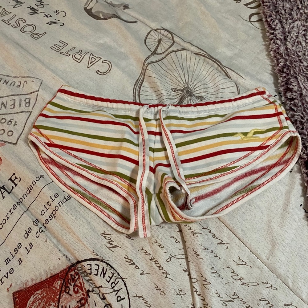 Striped Hollister Short Shorts